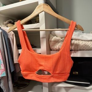 AERIE crinkle cut out bikini top NEW WITHOUT TAGS Size Medium